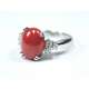 White gold Momo coral 4.77 cts 0.26 carats diamonds G-VVS1