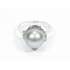 Anello perla grigia Tahiti diamanti Carati 0.12 G-VS1