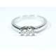 Trilogy ring 0.10 carats diamonds G-VS1