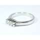 Trilogy ring 0.10 carats diamonds G-VS1