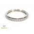 White gold full diamond eternity ring 0.36 carats G-VS1