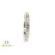 Anello veretta oro bianco con diamanti ct. 0,36 G-VS1