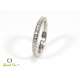 White gold full diamond eternity ring 0.36 carats G-VS1