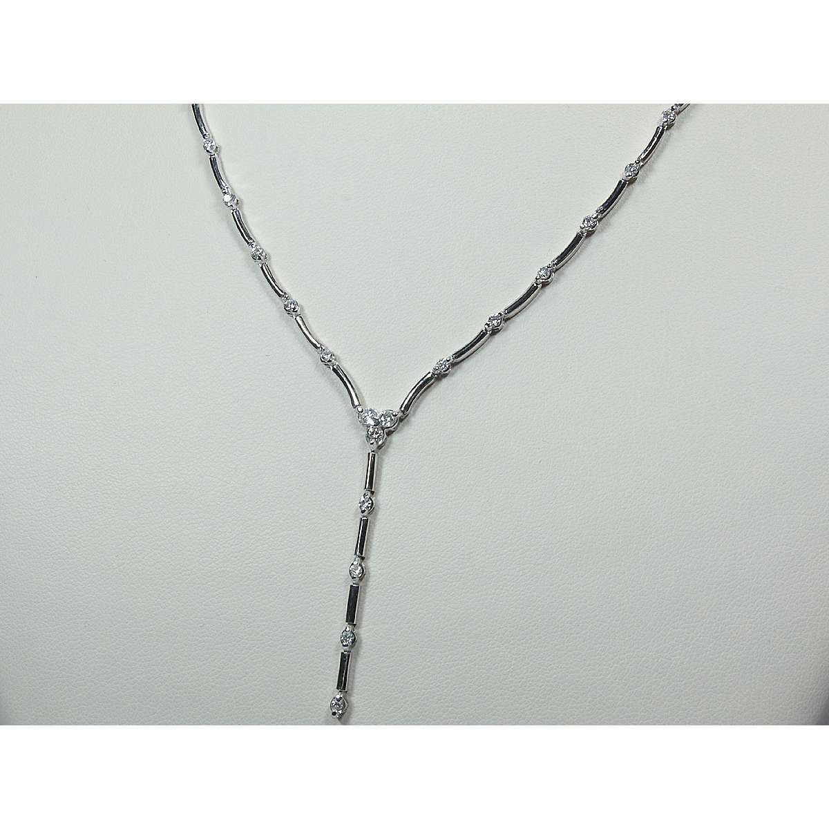 Semi-rigid choker 0.61 carats diamonds G-VS1 ideal for Christmas