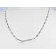 White gold semi-rigid choker 0.07 carats diamonds G-VS1