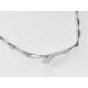 Girocollo semirigido oro bianco diamanti carati 0,07 G-VS1