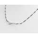 White gold semi-rigid choker 0.07 carats diamonds G-VS1