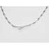 White gold semi-rigid choker 0.07 carats diamonds G-VS1