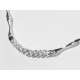 Semi-rigid choker 0.12 carats diamonds G-VS1