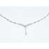 White gold semi-rigid choker 0.16 carats diamonds G-VVS1