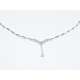 White gold semi-rigid choker 0.16 carats diamonds G-VVS1