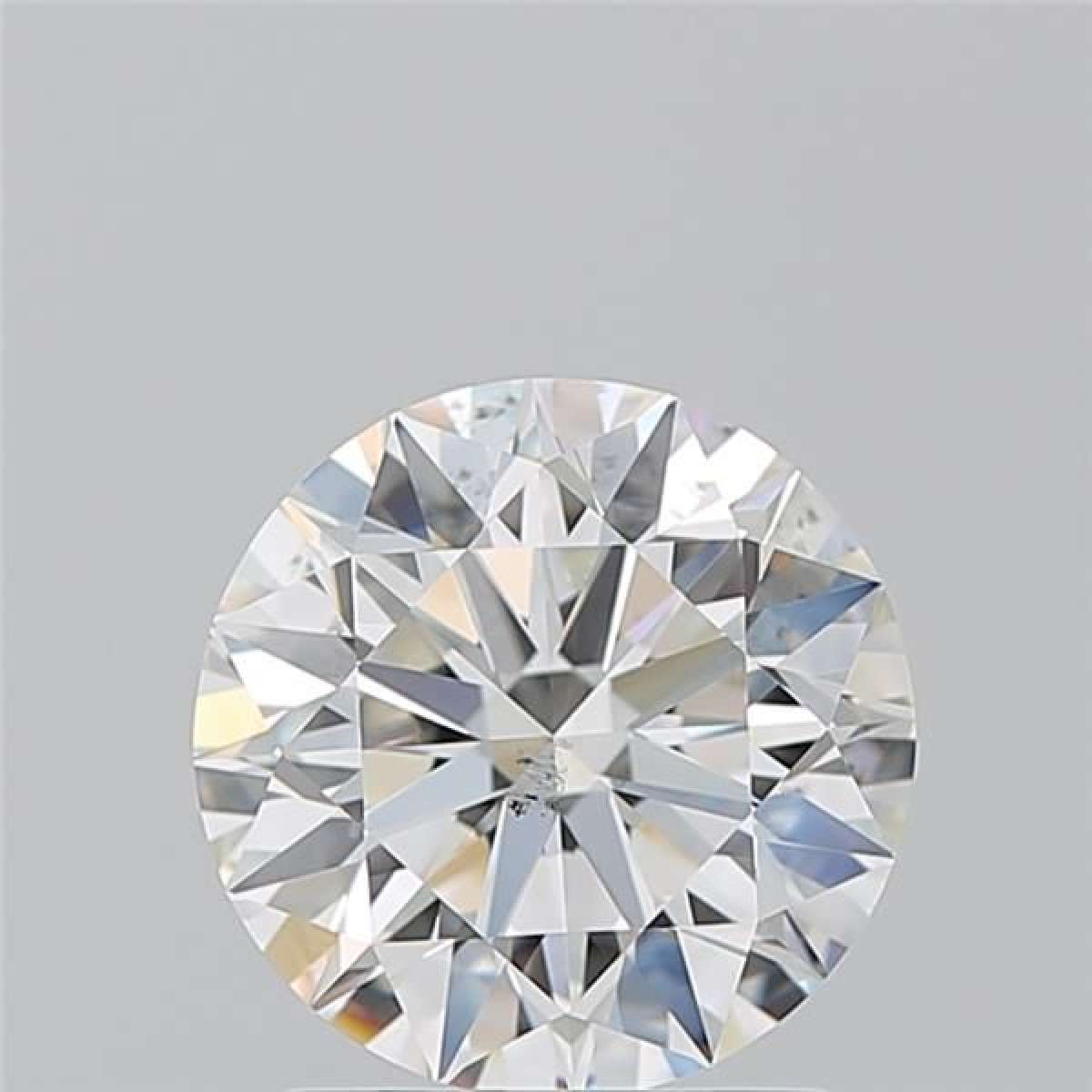 Certified Diamond GIA Carats 1.8 Color H Clarity SI1  EX  EX  EX Fluorescence NON Brown No Milky No EyeClean 100%