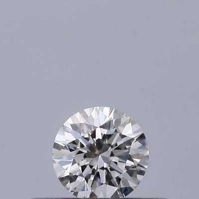 Certified Diamond IGI Carats 0.18 Color F Clarity VVS1  EX  EX  EX Fluorescence NON Brown No Milky No EyeClean 100%