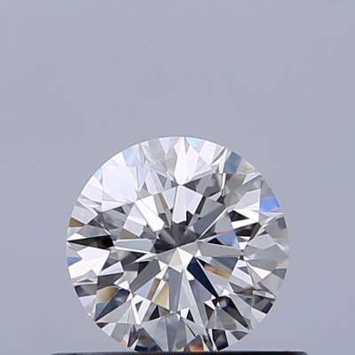 Certified Diamond GIA Carats 0.5 Color D Clarity VVS1  EX  EX  EX Fluorescence MED Brown No Green No Milky No EyeClean 100%