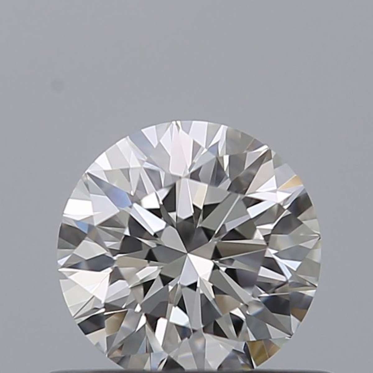 Certified Diamond GIA Carats 0.52 Color F Clarity VVS2  EX  EX  EX Fluorescence NON Brown No Milky No EyeClean 100%