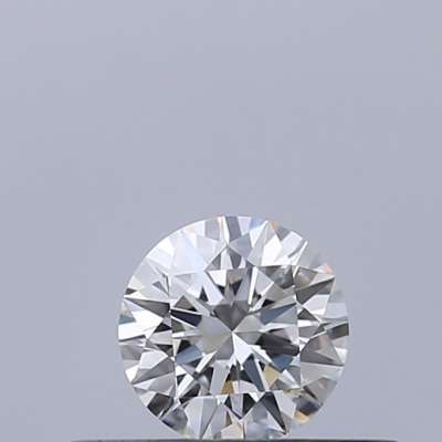 Certified Diamond GIA Carats 0.25 Color E Clarity VVS1  EX  EX  EX Fluorescence NON Brown No Green No Milky No EyeClean 100%