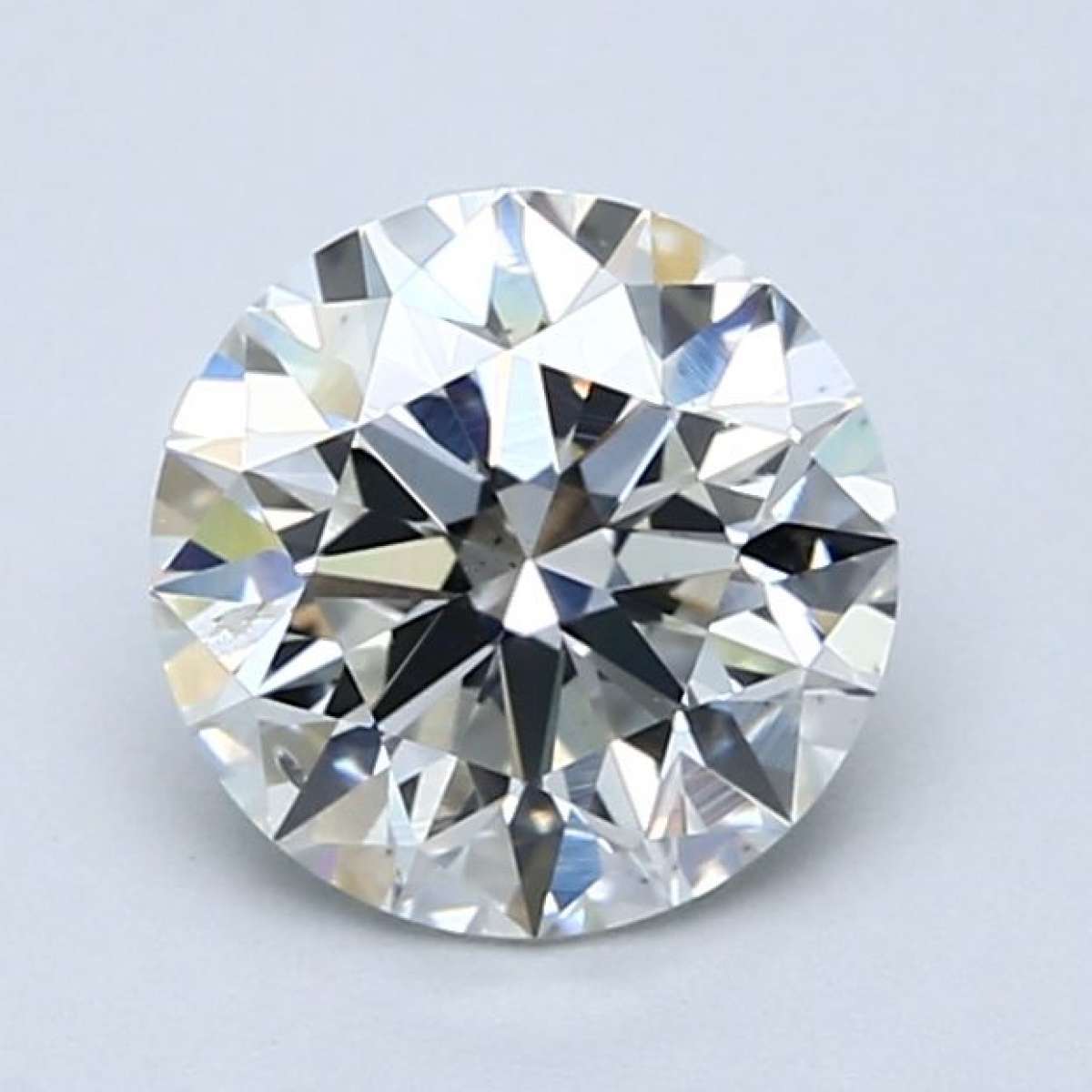 Certified Diamond GIA Carats 1.52 Color H Clarity SI2  EX  EX  EX Fluorescence NON Brown No Green No Milky No EyeClean 100%
