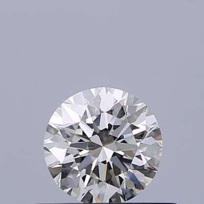 Certified Diamond IGI Carats 0.4 Color H Clarity VVS1  EX  EX  EX Fluorescence NON Brown No Milky No EyeClean 100%