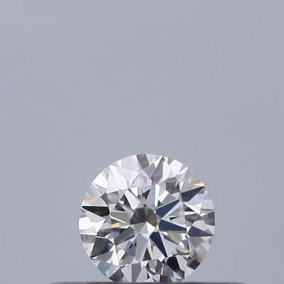 Certified Diamond IGI Carats 0.18 Color F Clarity VVS2  EX  EX  EX Fluorescence NON Brown No Milky No EyeClean 100%