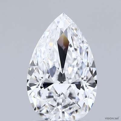 Certified Diamond GIA Carats 1.5 Color D Clarity VS2  -  EX  EX Fluorescence FNT Brown No Green No Milky No EyeClean 100%