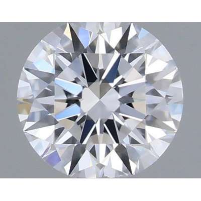 Certified Diamond GIA Carats 0.18 Color D Clarity VVS2  EX  EX  EX Fluorescence NON Brown No Green No Milky No EyeClean 100%