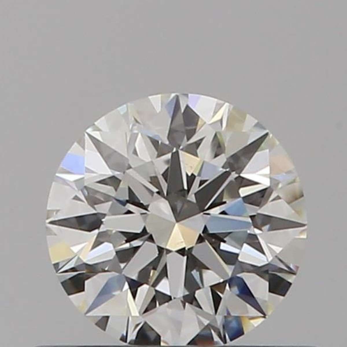 Certified Diamond IGI Carats 0.43 Color F Clarity VS2  EX  EX  EX Fluorescence NON Brown No Green No Milky No EyeClean 100%