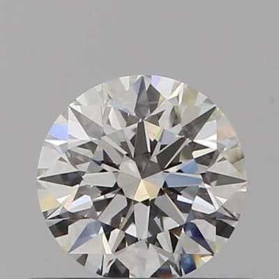 Certified Diamond IGI Carats 0.43 Color F Clarity VS2  EX  EX  EX Fluorescence NON Brown No Green No Milky No EyeClean 100%