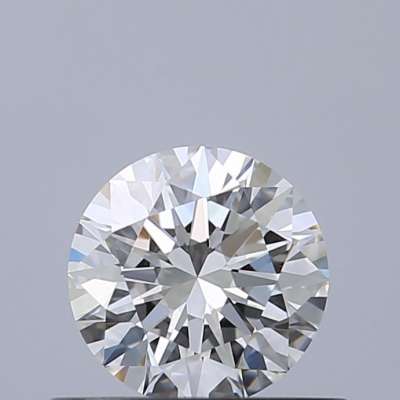 Certified Diamond GIA Carats 0.5 Color F Clarity VVS1  EX  EX  EX Fluorescence NON Brown No Milky No EyeClean 100%