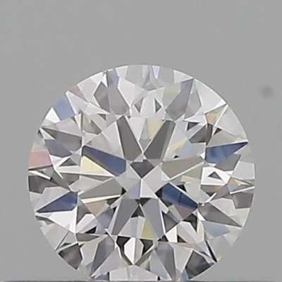 Certified Diamond GIA Carats 0.38 Color E Clarity VVS2  EX  EX  EX Fluorescence FNT Brown No Green No Milky No EyeClean 100%
