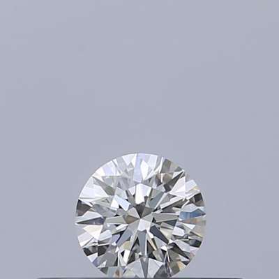 Certified Diamond IGI Carats 0.18 Color F Clarity VVS1  EX  EX  EX Fluorescence NON Brown No Milky No EyeClean 100%