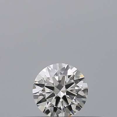 Diamante Certificato GIA Carati 0.18 Colore G Purezza VVS1  EX  EX  EX Fluorescenza FNT Brown No Milky No EyeClean 100%