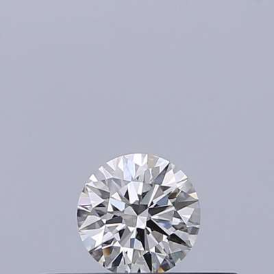 Certified Diamond IGI Carats 0.18 Color F Clarity VVS1  EX  EX  EX Fluorescence NON Brown No Milky No EyeClean 100%