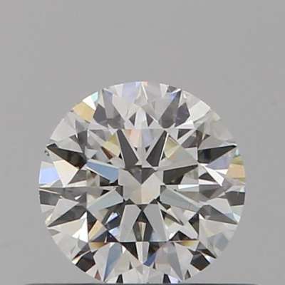 Certified Diamond IGI Carats 0.4 Color F Clarity VS2  EX  EX  EX Fluorescence NON Brown No Green No Milky No EyeClean 100%