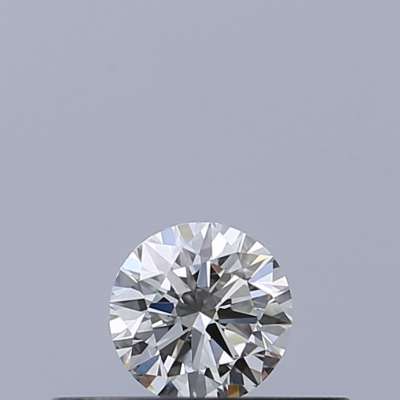 Certified Diamond IGI Carats 0.18 Color F Clarity VVS1  VG  EX  EX Fluorescence NON Brown No Milky No EyeClean 100%