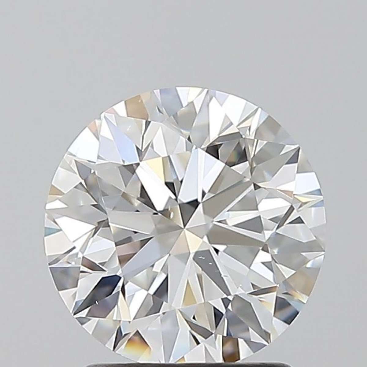 Certified Diamond GIA Carats 1.7 Color F Clarity VS2  EX  EX  EX Fluorescence NON Brown No Green No Milky No EyeClean 100%