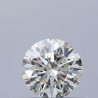 Certified Diamond IGI Carats 0.42 Color H Clarity IF  EX  EX  EX Fluorescence NON Brown No Milky No EyeClean 100%