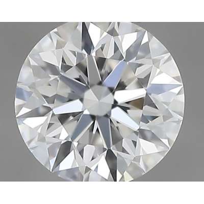 Certified Diamond IGI Carats 0.4 Color F Clarity VVS2  EX  EX  VG Fluorescence FNT Brown No Green No Milky No EyeClean 100%