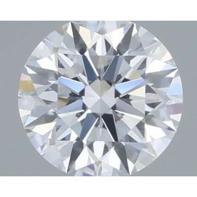 Certified Diamond GIA Carats 0.22 Color D Clarity VVS1  EX  EX  EX Fluorescence FNT Brown No Green No Milky No EyeClean 100%