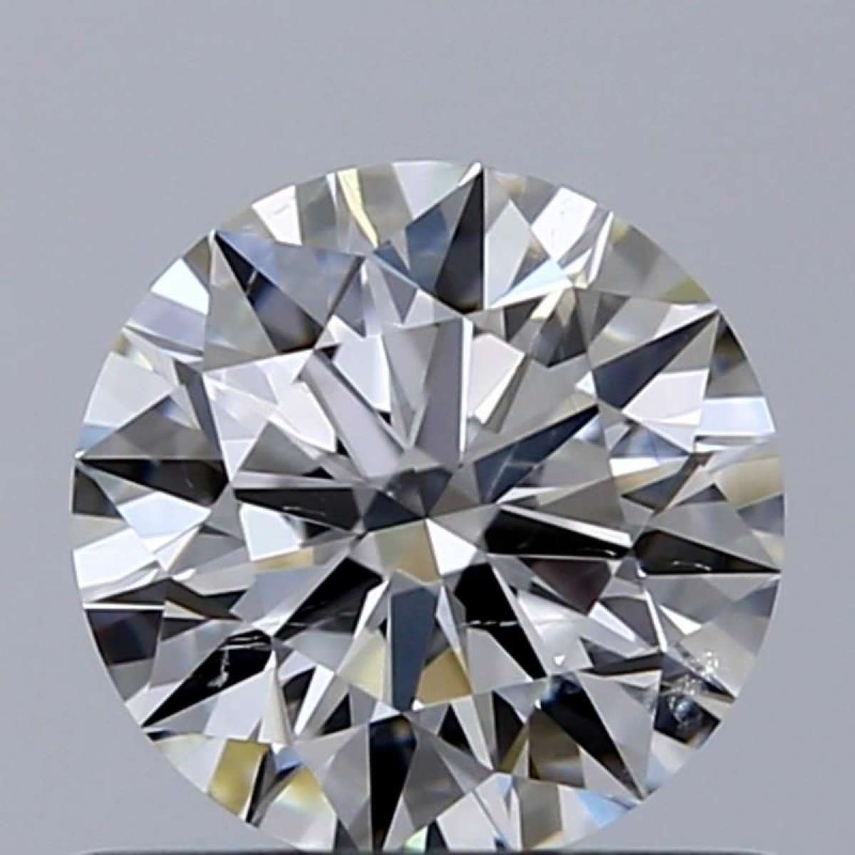 Certified Diamond GIA Carats 0.61 Color F Clarity SI2  EX  EX  EX Fluorescence NON Brown No Green No Milky No EyeClean 100%