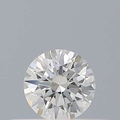 Certified Diamond IGI Carats 0.19 Color F Clarity VVS1  EX  EX  EX Fluorescence NON Brown No Milky No EyeClean 100%