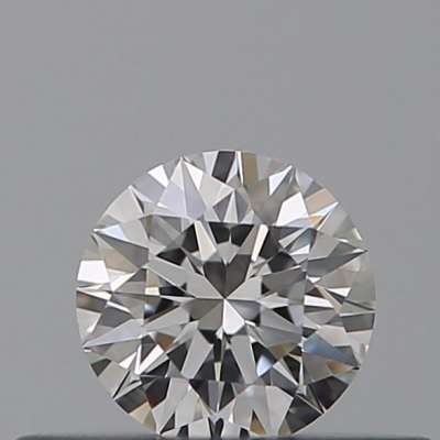 Certified Diamond GIA Carats 0.22 Color F Clarity VVS2  EX  EX  EX Fluorescence FNT Brown No Green No Milky No EyeClean 100%