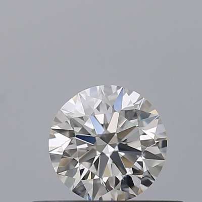 Certified Diamond GIA Carats 0.36 Color F Clarity VVS2  EX  EX  EX Fluorescence FNT Brown No Milky No EyeClean 100%
