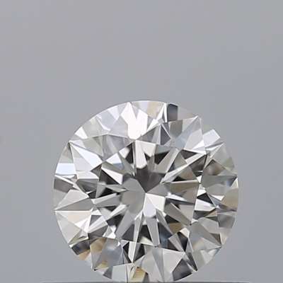 Certified Diamond GIA Carats 0.5 Color E Clarity VVS2  EX  EX  EX Fluorescence NON Brown No Green No Milky No EyeClean 100%