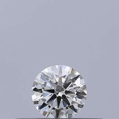 Certified Diamond IGI Carats 0.18 Color E Clarity VVS2  EX  EX  EX Fluorescence NON Brown No Green No Milky No EyeClean 100%