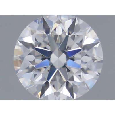 Certified Diamond GIA Carats 0.51 Color D Clarity VVS2  EX  EX  EX Fluorescence MED Brown No Green No Milky No EyeClean 100%