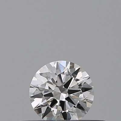 Certified Diamond GIA Carats 0.23 Color G Clarity VVS2  EX  EX  EX Fluorescence FNT Brown No Green No Milky No EyeClean 100%