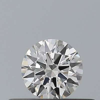 Certified Diamond IGI Carats 0.2 Color F Clarity VVS1  EX  EX  EX Fluorescence NON Brown No Milky No EyeClean 100%