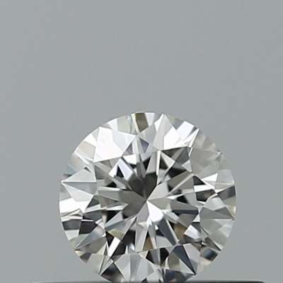 Certified Diamond GIA Carats 0.23 Color F Clarity VVS2  EX  EX  EX Fluorescence NON Brown No Green No Milky No EyeClean 100%
