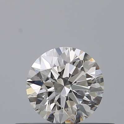 Certified Diamond GIA Carats 0.36 Color F Clarity VVS2  EX  EX  EX Fluorescence FNT Brown No Milky No EyeClean 100%