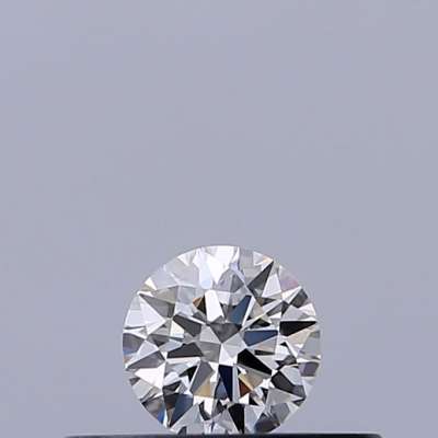 Certified Diamond IGI Carats 0.18 Color F Clarity VVS1  EX  EX  EX Fluorescence NON Brown No Milky No EyeClean 100%